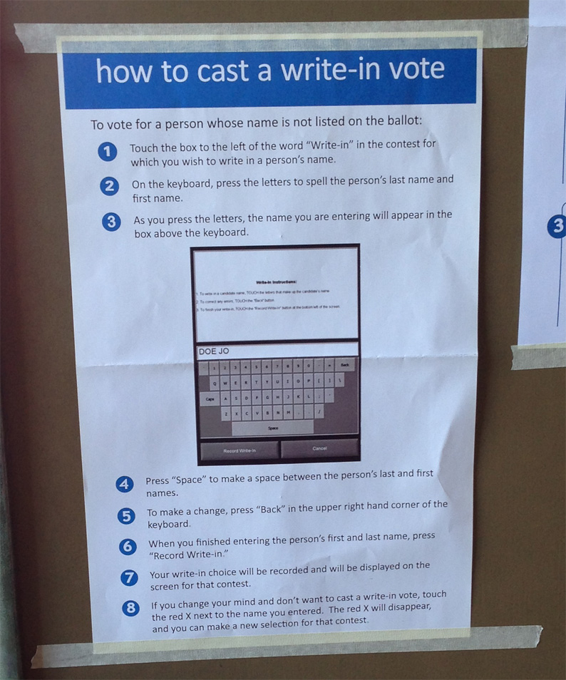 voting instructions